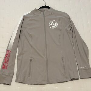 Marvel Avengers Gray and Red Zip-Up